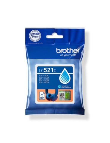 Inktpatroon Brother LC-521 Cyaan
