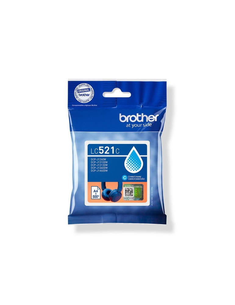 Inktpatroon Brother LC-521 Cyaan