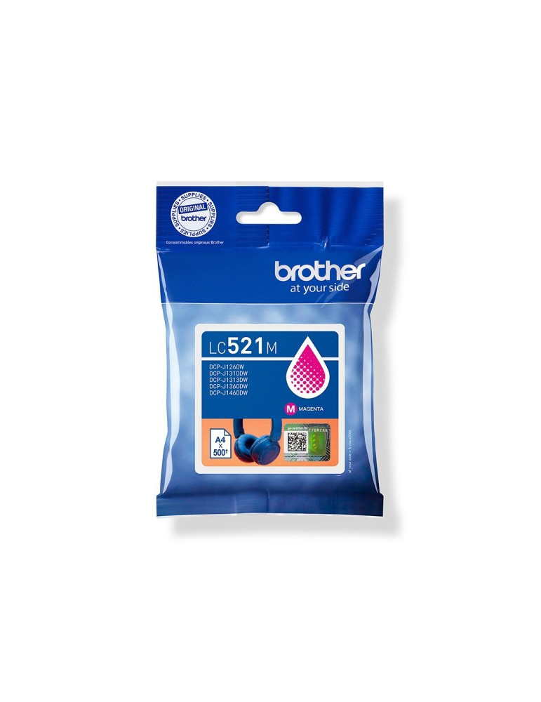 Inktpatroon Brother LC-521 Magenta