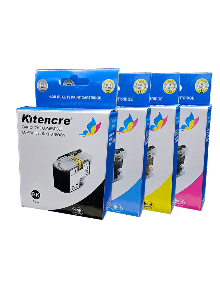 Pack 4 Inktpatronen LC-521 K / C / M / Y