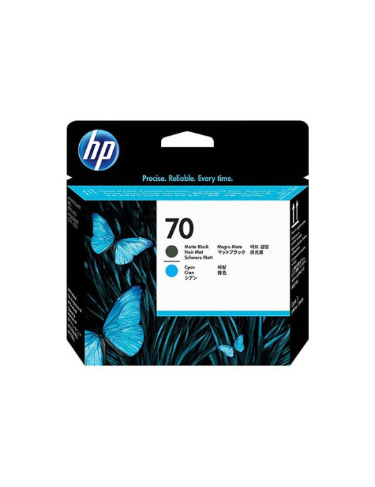 Printerkop Hp 70 Matt Black / Cyaan