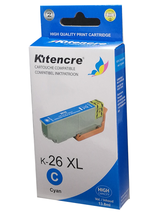 Cartouche d'encre 26 XL Cyan