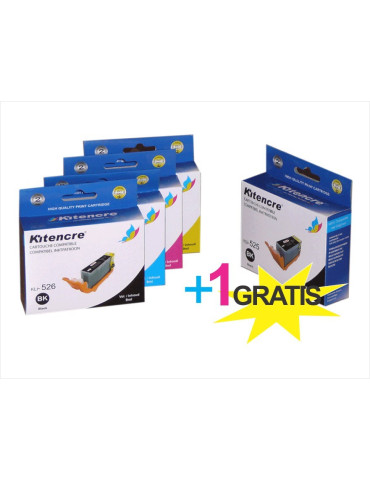 Lot Cartouches CLI526 / PGI-525 - 4+1 GRATIS