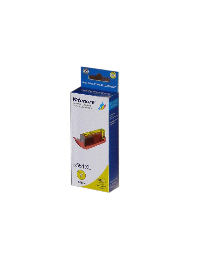 Inktpatroon CLI-551Y XL