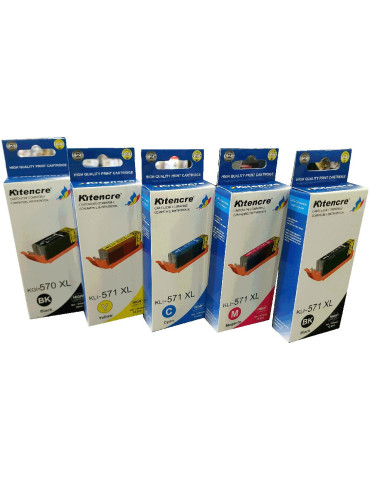 Lot Cartouches CLI571XL / PGI-570XL - 4+1 GRATIS