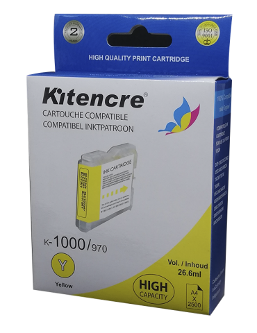 Inktpatroon LC970 Geel HC ( High Capacity )