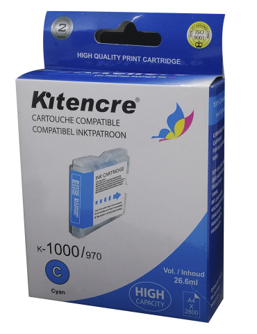 Inktpatroon LC 970 Cyaan HC ( High Capacity )