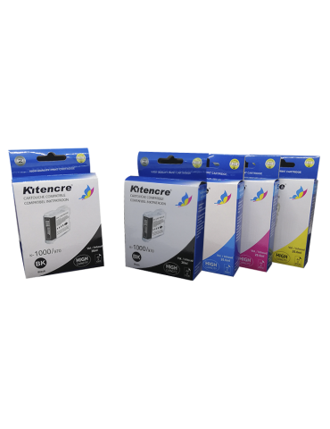 Inktpatronen LC-970 HC - Pack 4+1 GRATIS