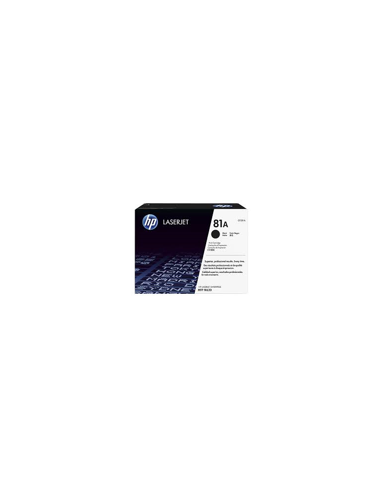 Toner HP 81A Zwart