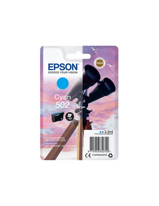 Cartouche d'encre Epson 502 Cyan