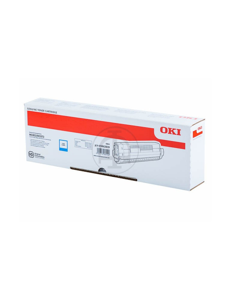 Toner OKI MC873 Cyaan