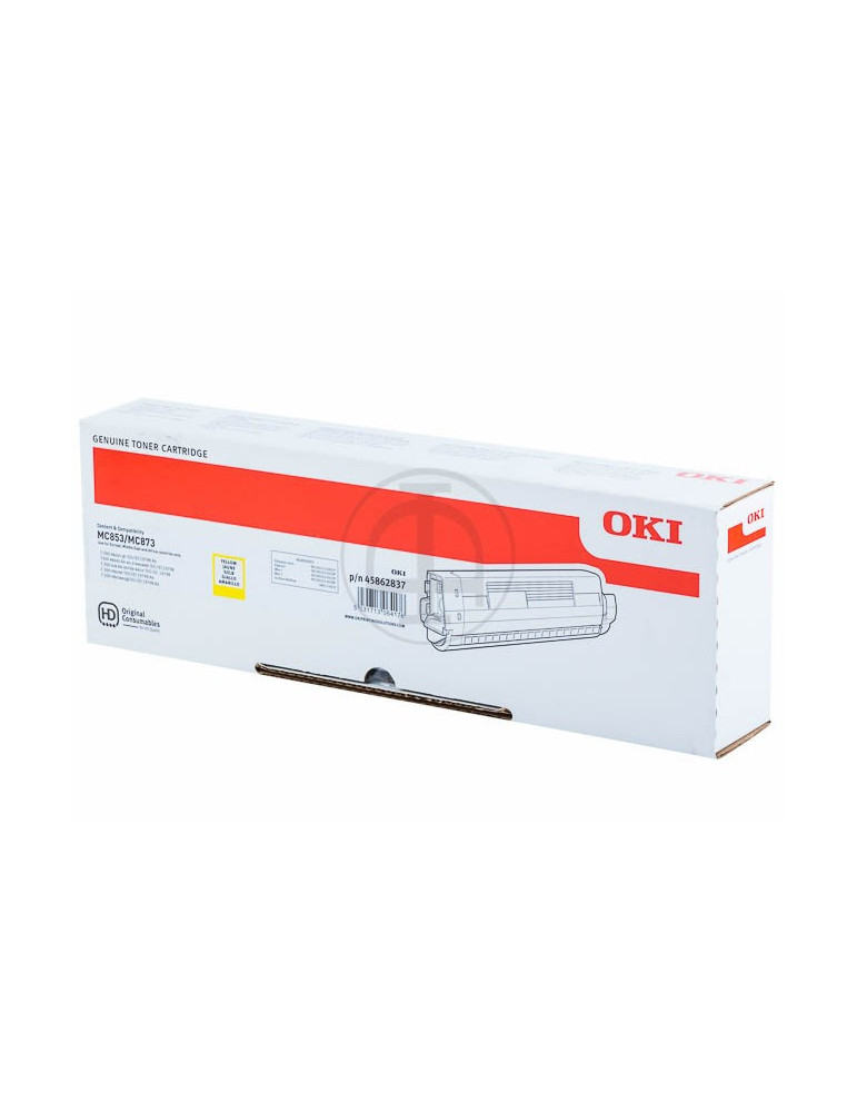 Toner OKI MC873 Geel