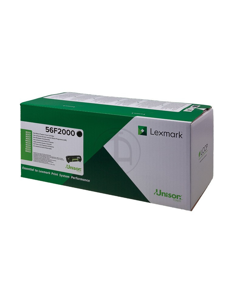 Toner Lexmark  56F2000 Zwart 