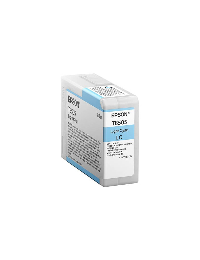 Inktpatroon Epson T8505 Light Cyaan