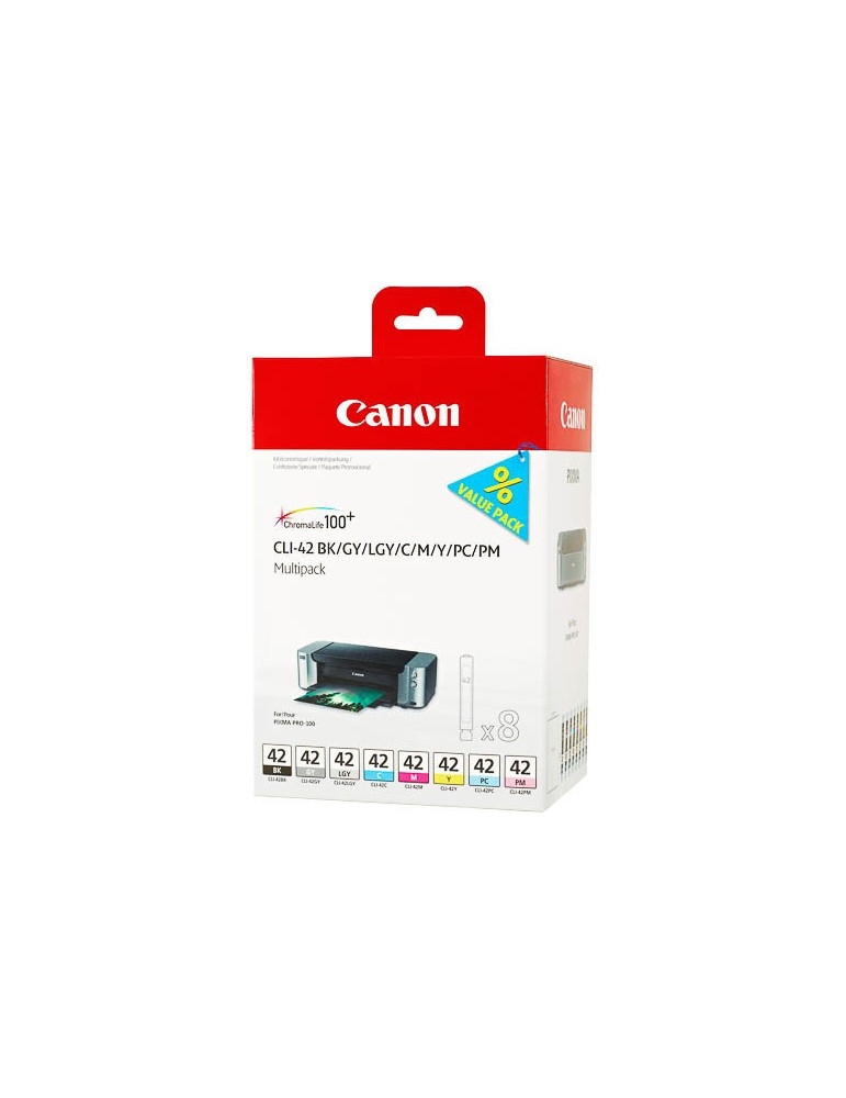 Canon CLI-42 - Pack van 8 kleuren