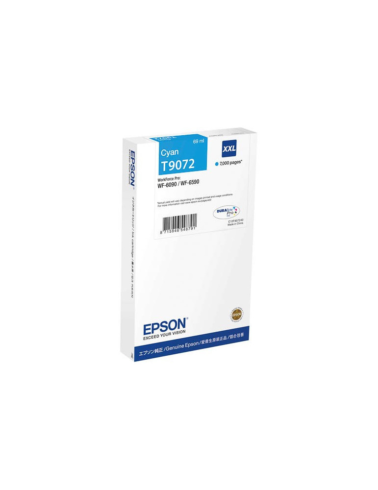Inktpatroon Epson T9072 XXL Cyaan