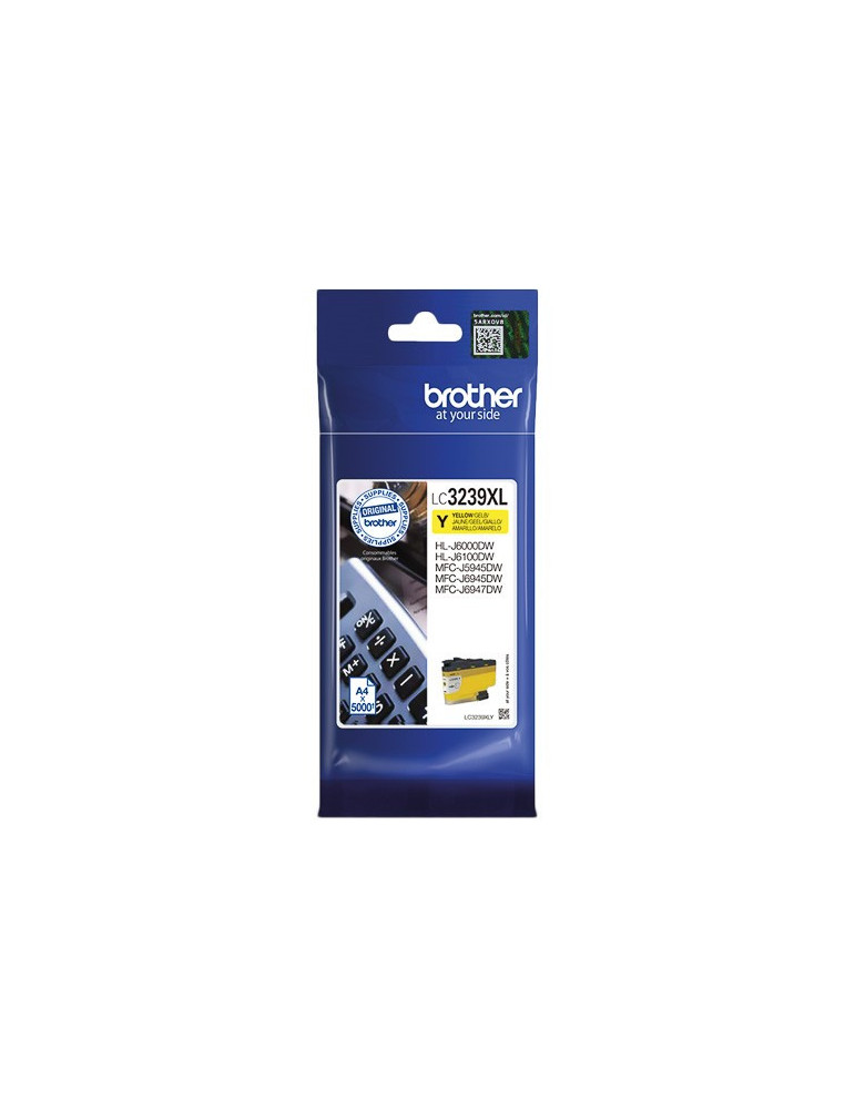 Inktpatroon Brother LC-3239XL Geel