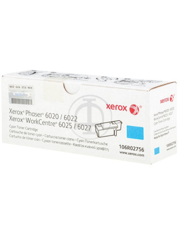 Toner Xerox Phaser 6020 Cyaan