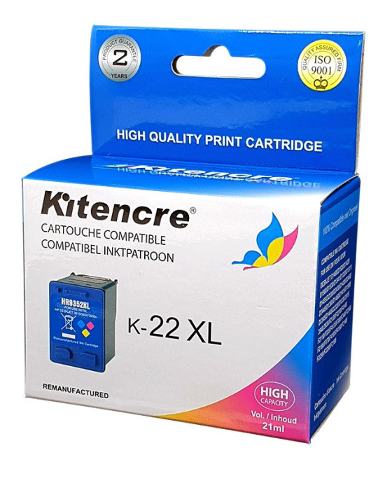 Cartouche d'encre n° 22xl Grande Capacité Couleur