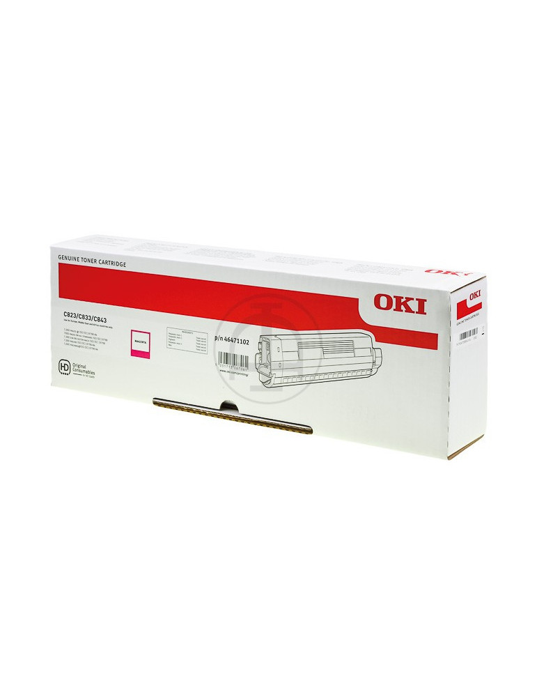 Toner OKI C823 Magenta