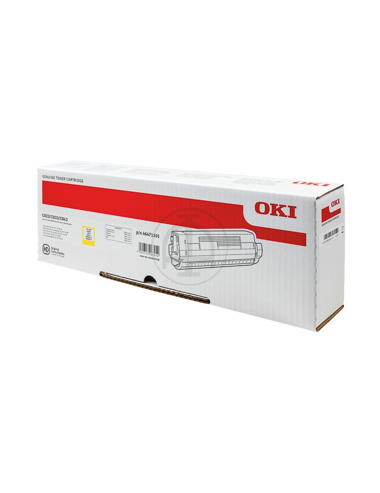 Toner OKI C823 Geel
